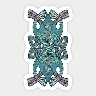 Two Celtic Birds Sticker